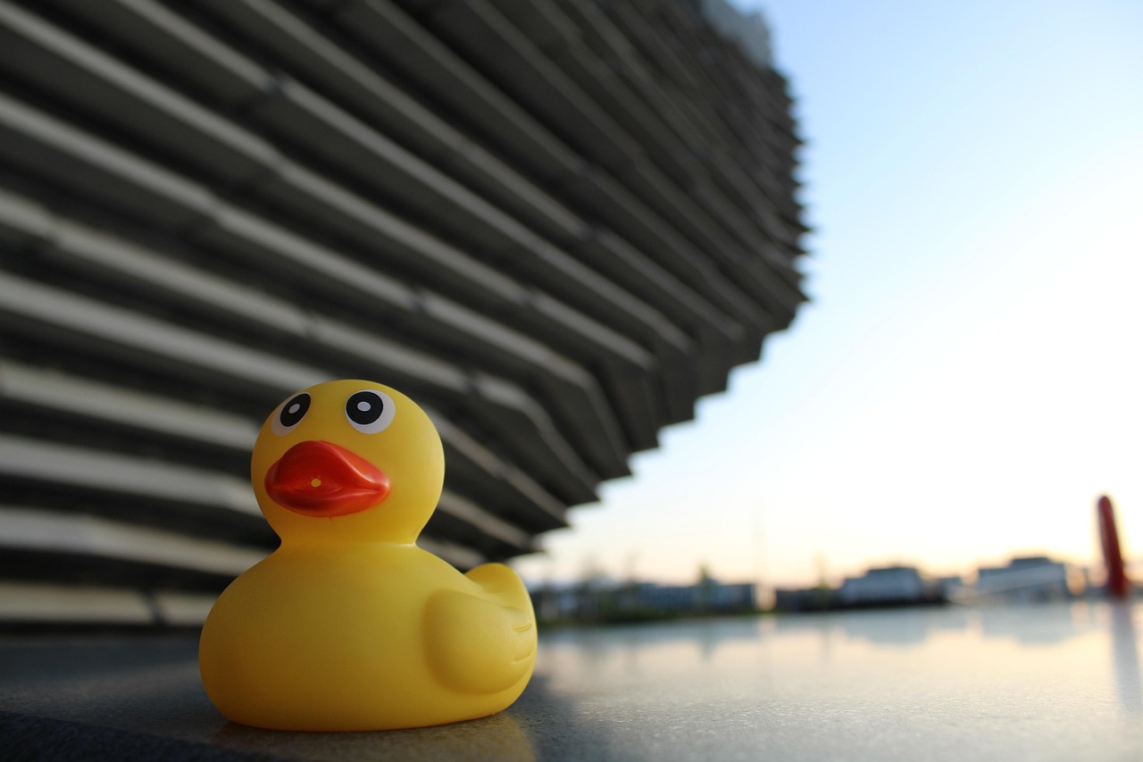 scotland, v a, dundee, water, sky, landmark, rubber duck, nature, morning, canon, sunrise